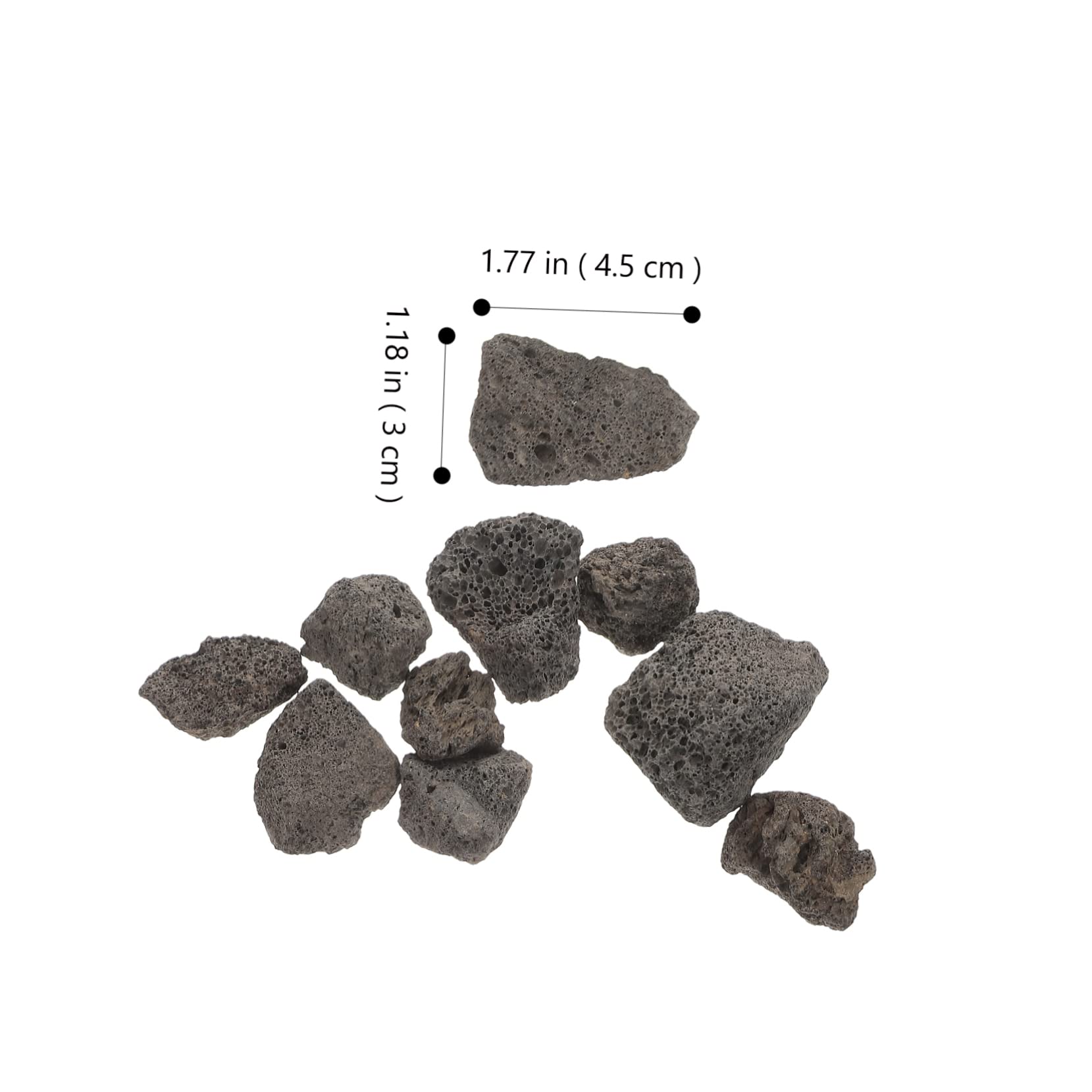 BIUDECO 1Bag Decorative Volcanic Stone for Aquariums and Natural Rock Ornament for Fish Tanks Planters and Home Decor Safe for Freshwater and Saltwater