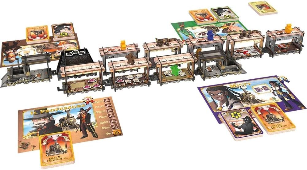Colt Express przenośniki i pociągi opancerzone, wersja francuska + 1 Decap Blumie (przenośniki)