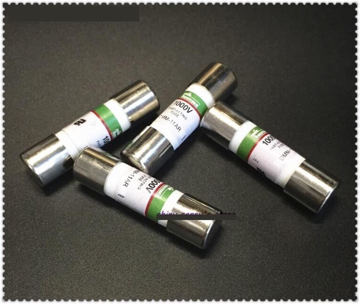 Fusibile a cartuccia in ceramica, cartuccia a tubo in ceramica CioNeL 10 x 38 mm DMM-11AR,DMMB-11AR 11A 1000 V 20 kA Ceramica ad azione rapida for multimetro (AMP: 11AR x5 pezzi) (dimensioni: 11AR x15