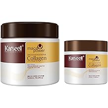 Karseell Collagen Hair Mask 500ml + 100ml, Deep Repair Collagen Hair Treatment, for Dry Damaged Hair All Hair Types