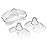 MAM Breastfeeding Nipple Shields with Sterilizing Storage Case, Nipple Shields for Nursing Newborn, Size 2 Medium, 2-Count, Clear