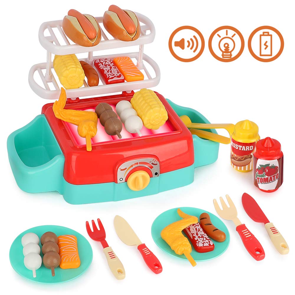 Buy LBLA Barbecue BBQ Cooking Kitchen Toy with Light and Sounds