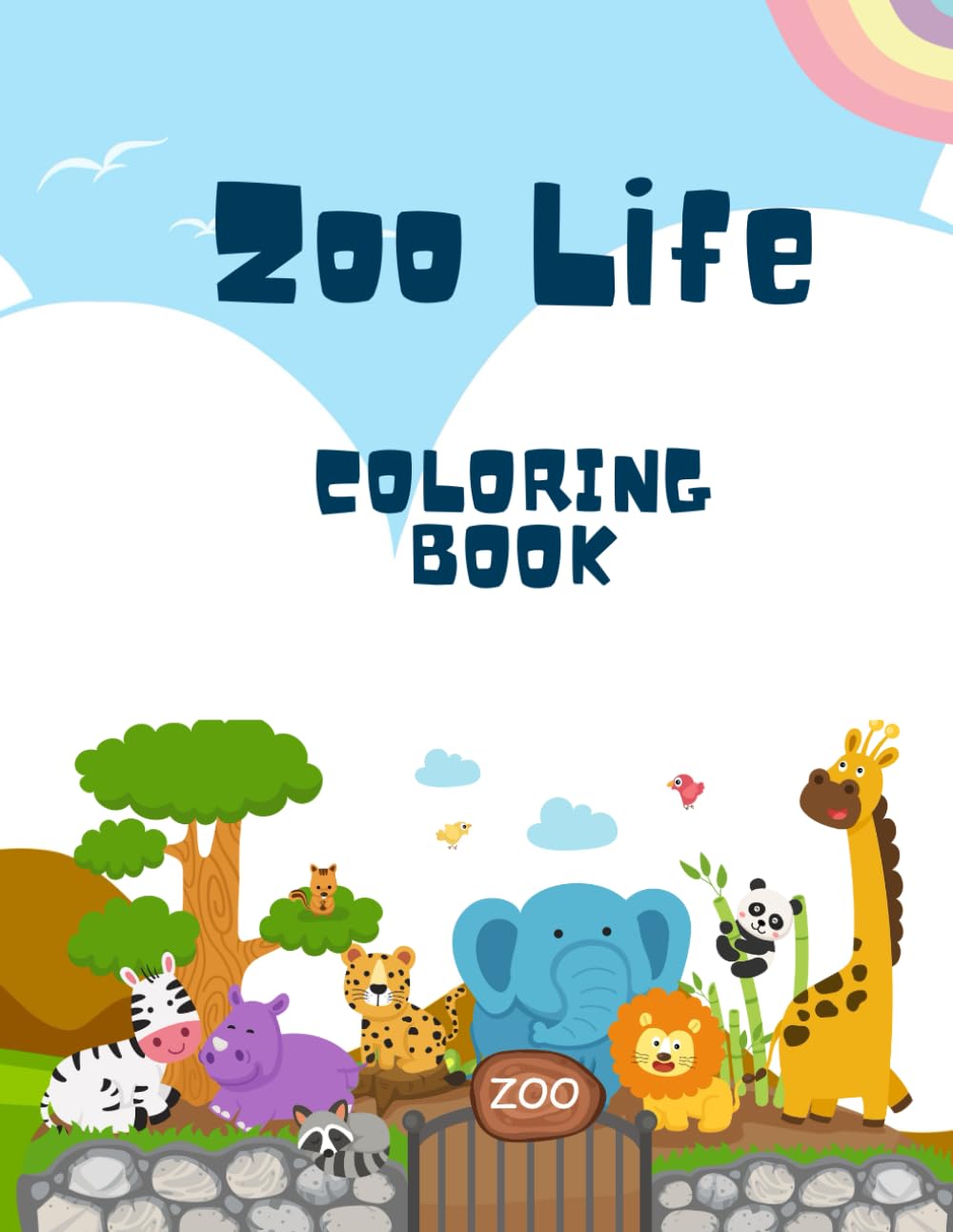 Zoo coloring book