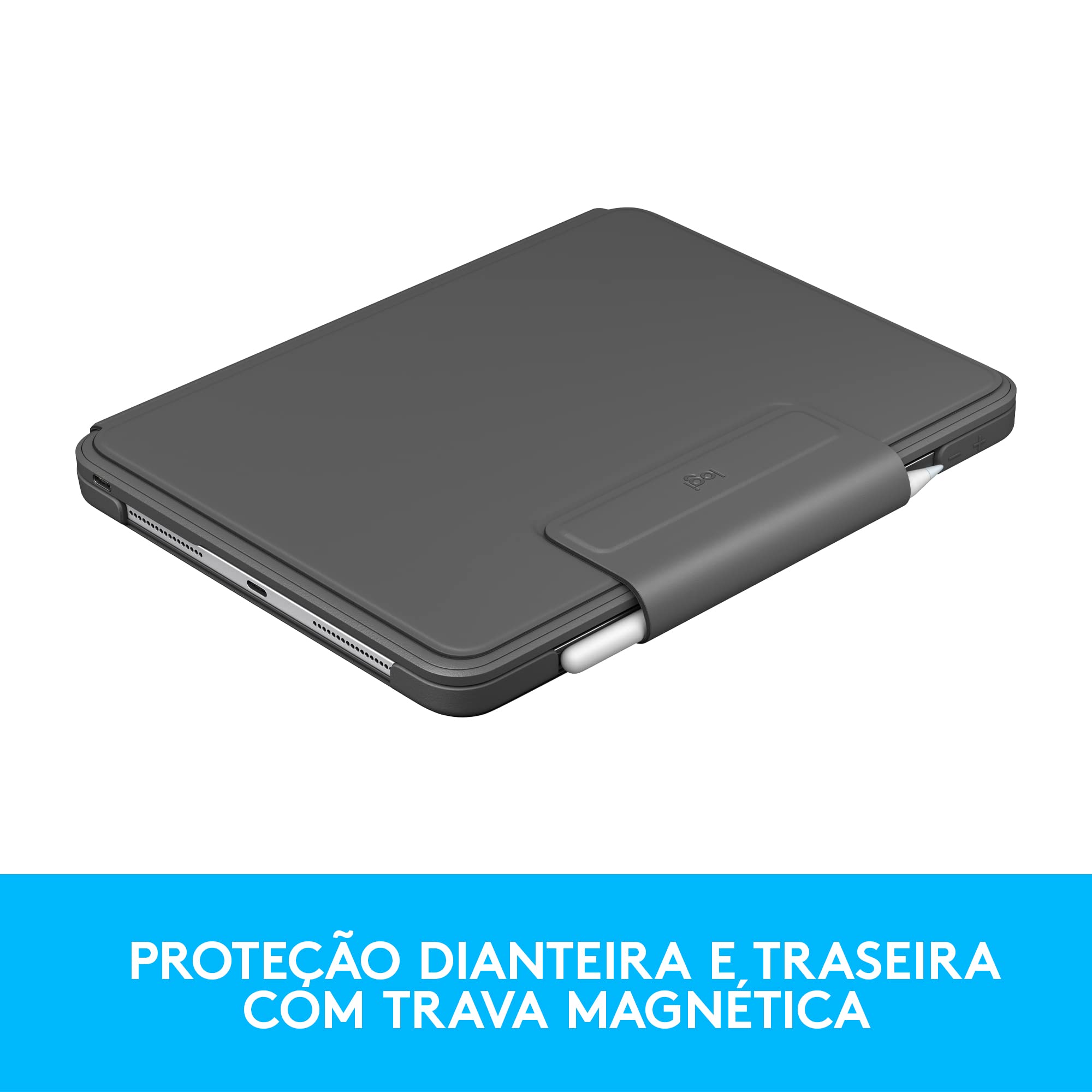 Capa com Teclado Logitech Slim Folio Pro para iPad Pro 11