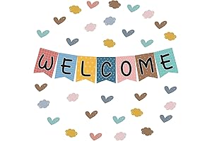 57pcs Boho Rainbow Welcome Banner - Classroom Decor