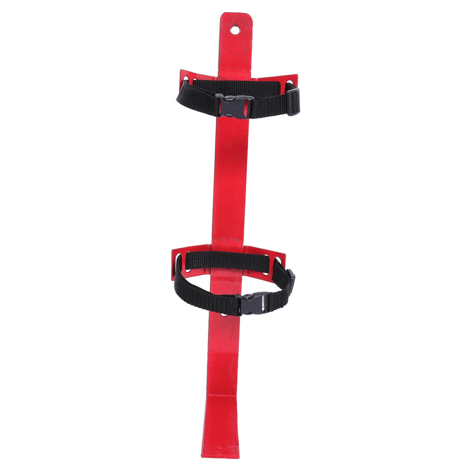 Lurrose Soporte de montaje para extintor de incendios - Estructura metálica resistente con correa de liberación rápida - Soporte de pared para extintor de incendios de 4 a 9 kg para oficina, garaje
