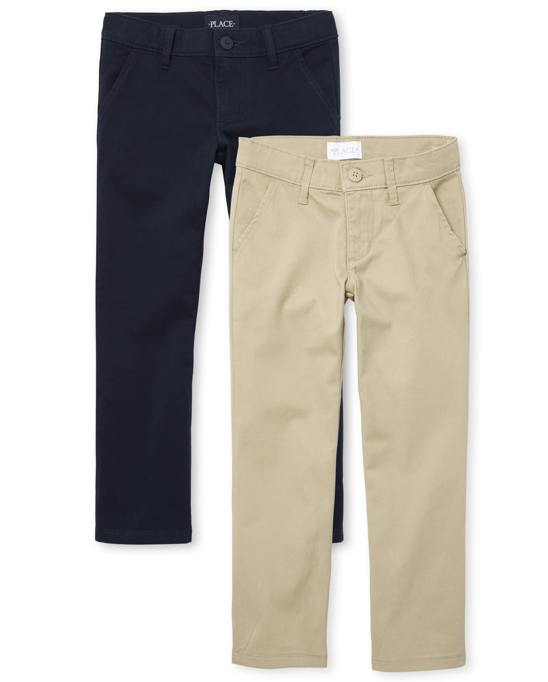 Stretch Bootcut Chino Pants,multipacks