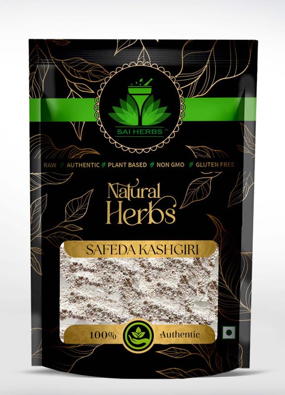 SAI HERBS Safeda Kashgari Ayurvedic Raw Herbs - Barytes Ayurvedic Raw Herbs - Pure & Natural (250 Grams)