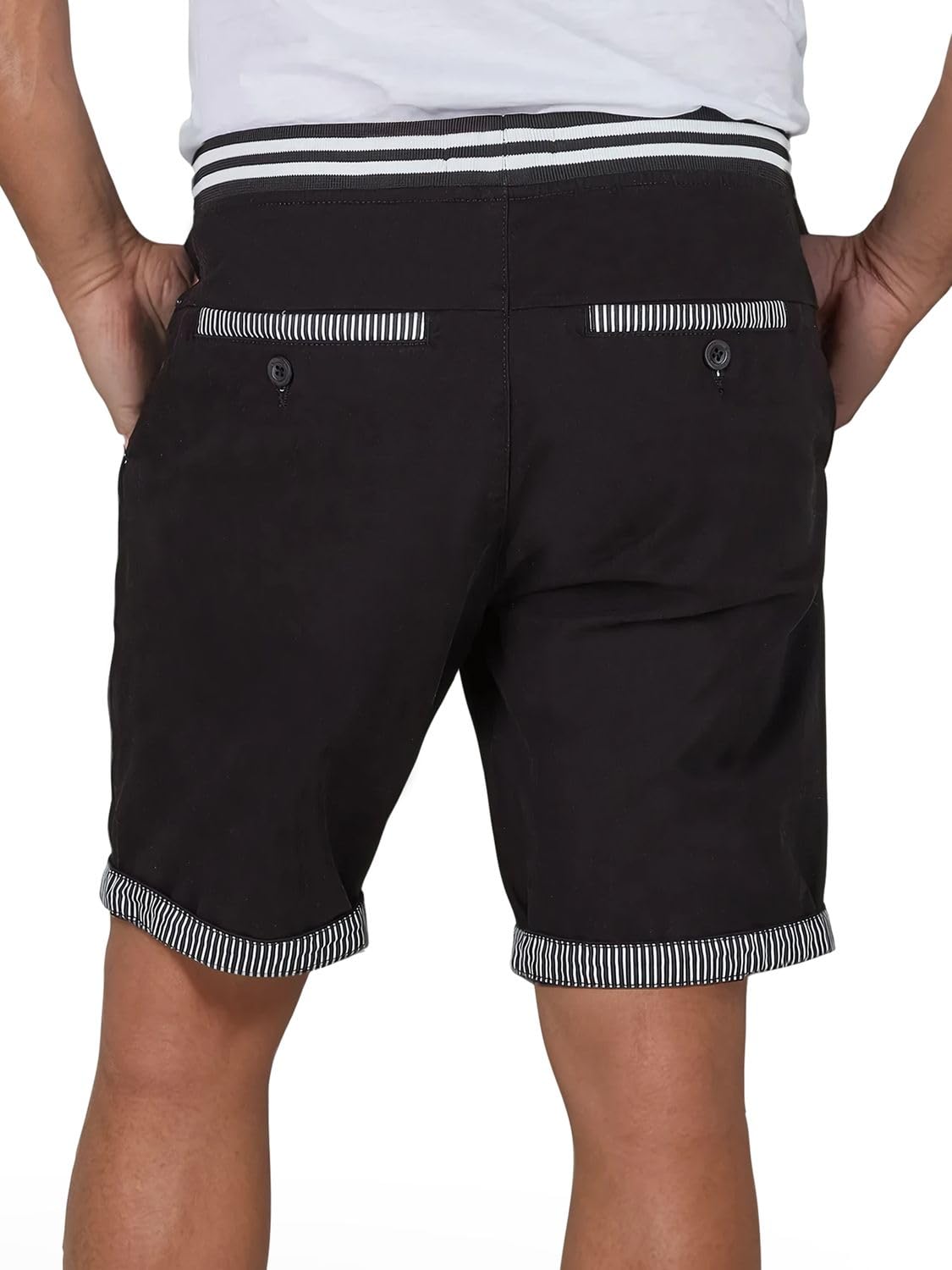 riverso Krótkie spodenki męskie, stretch, Regular Fit, RIVAngelo, bermudy, szorty, lato, czarne, beżowe, szare, niebieskie, granatowe, zielone, S M L XL XXL, 3XL, 4XL, 5XL