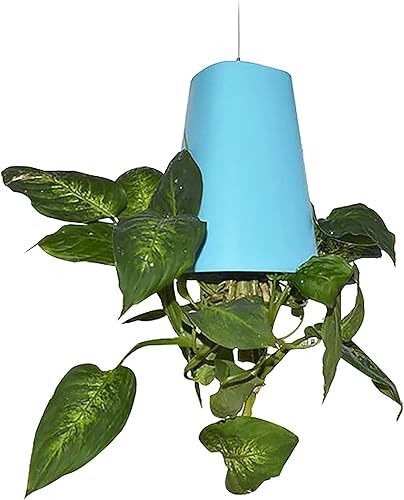 Maceta colgante boca abajo, maceta de riego automático, macetas de orquídeas para interiores y exteriores, maceta colgante de plástico para balcón,