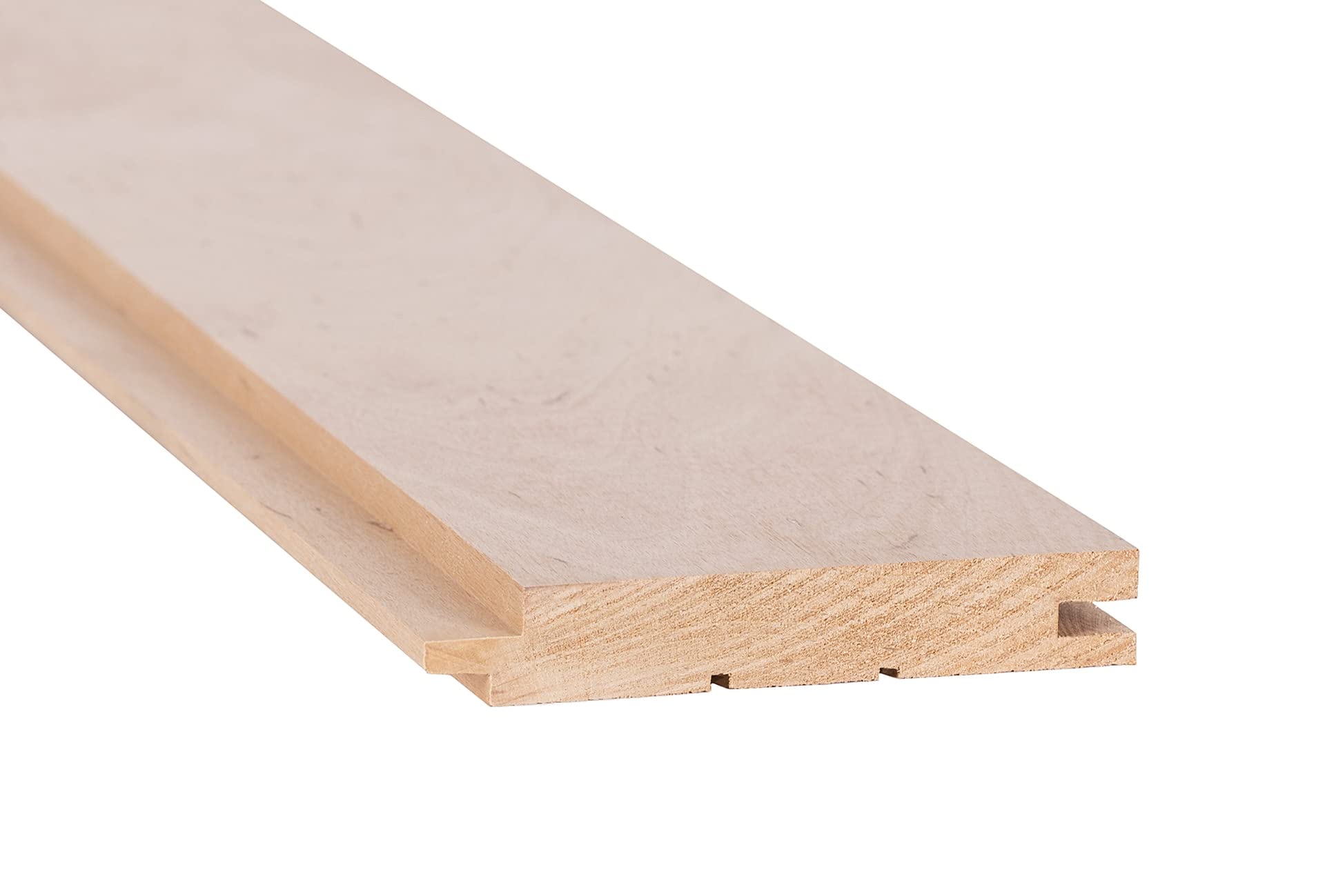 Madera perfilada de aliso, clase A, ranura STS4, 15 x 120 mm, 2100 mm, 6 unidades, material de construcción para sauna e interiores