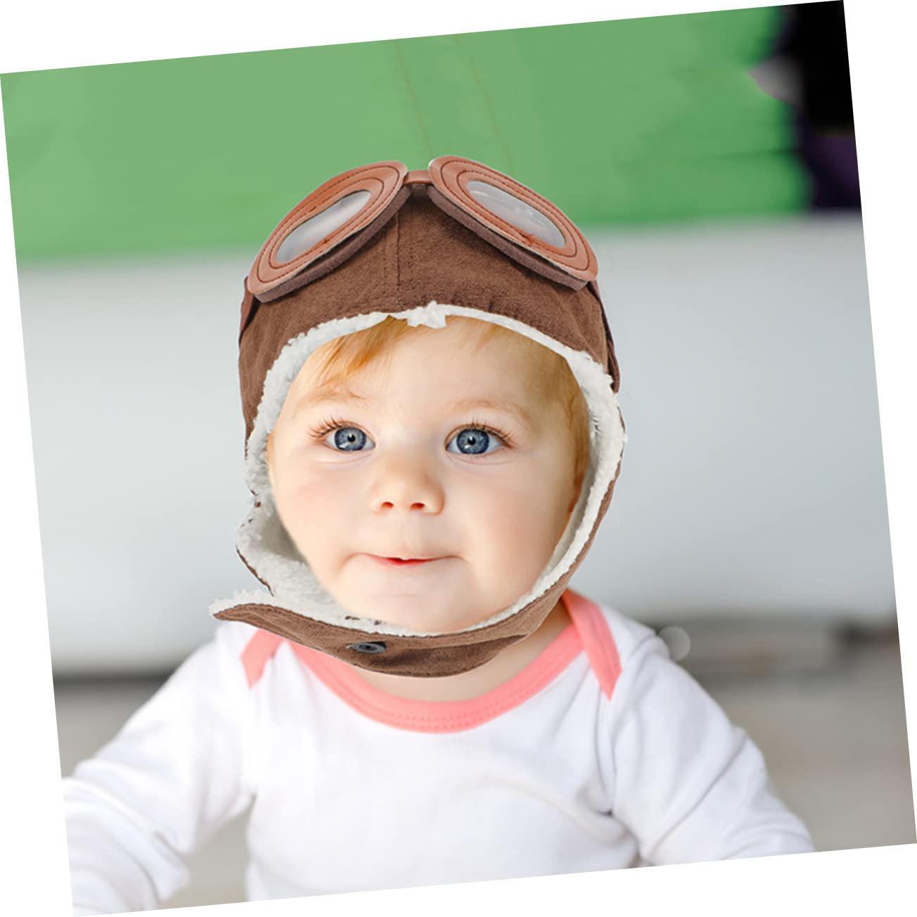 Abaodam 6piezas Sombrero Infantil De Algodón Orejeras Diseño Piloto Gorro Calentito para Niño Niña Accesorio Unisex para Otoño Invierno