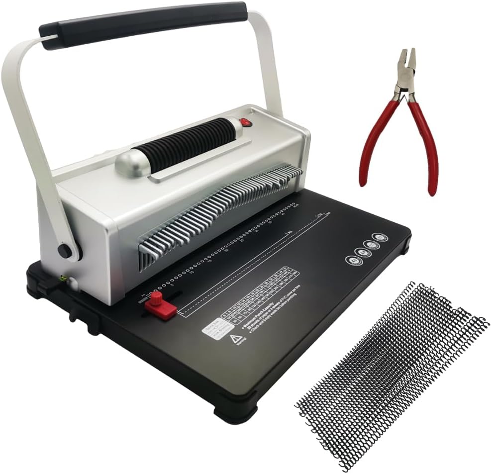 Coil Spiral Binding Machine,46 Holes Spiral Coil Book