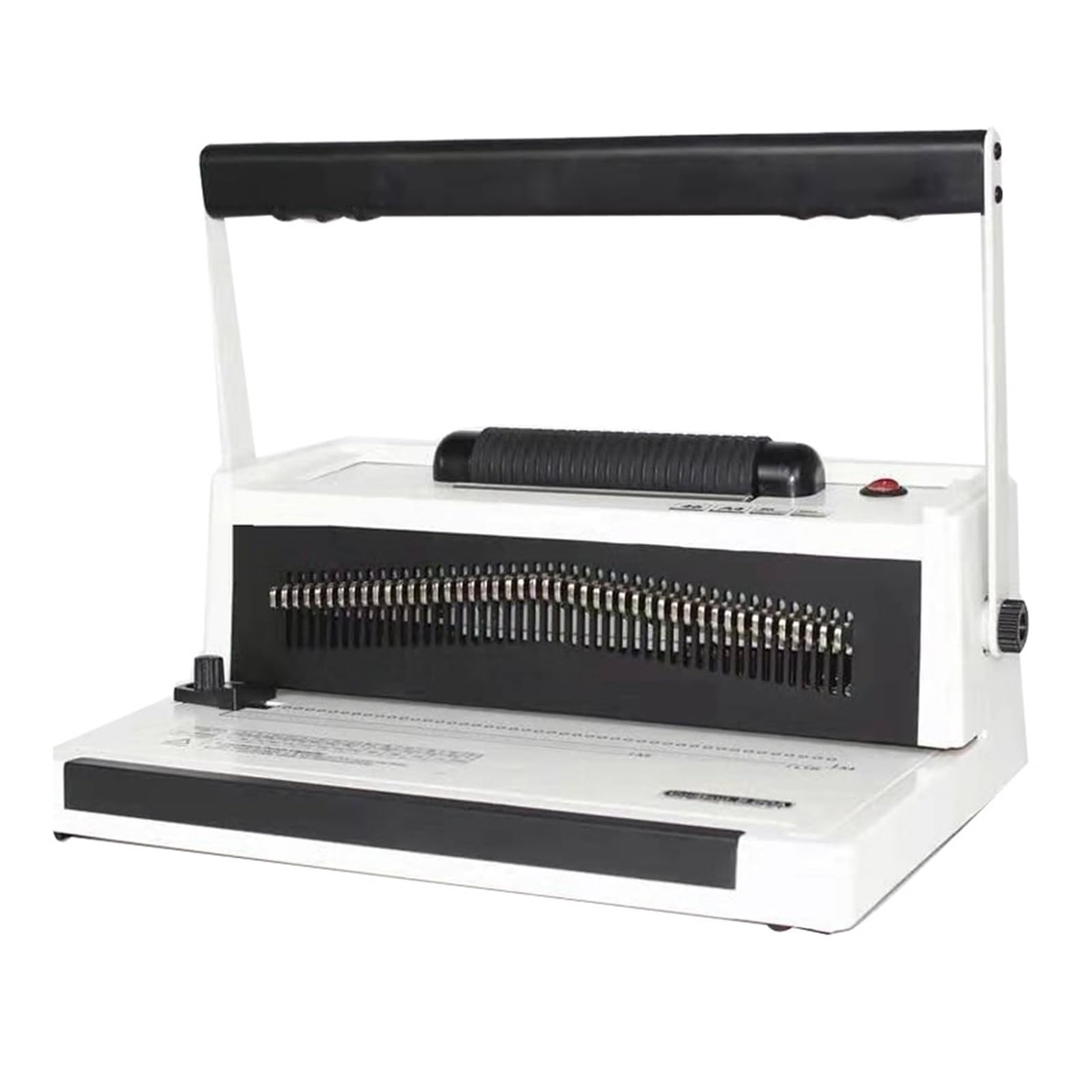 S20A Electric Card Loose-Leaf Punching Machine Spiral Plastic Ring Binding And Punching Machine Single Coil Binding Machine