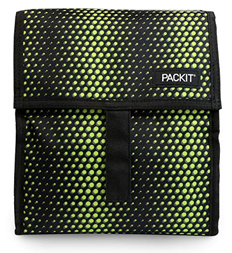 PackIt Freezable Lunch Bag with Zip Closure, Venom - Thumbnail 5
