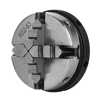 Wedinard Metal Lathe Chuck, 4-Jaw Design Self-Centering Lathe Chuck, Easy to Be Use for Meter Machine Tools Woodworking Lathe
