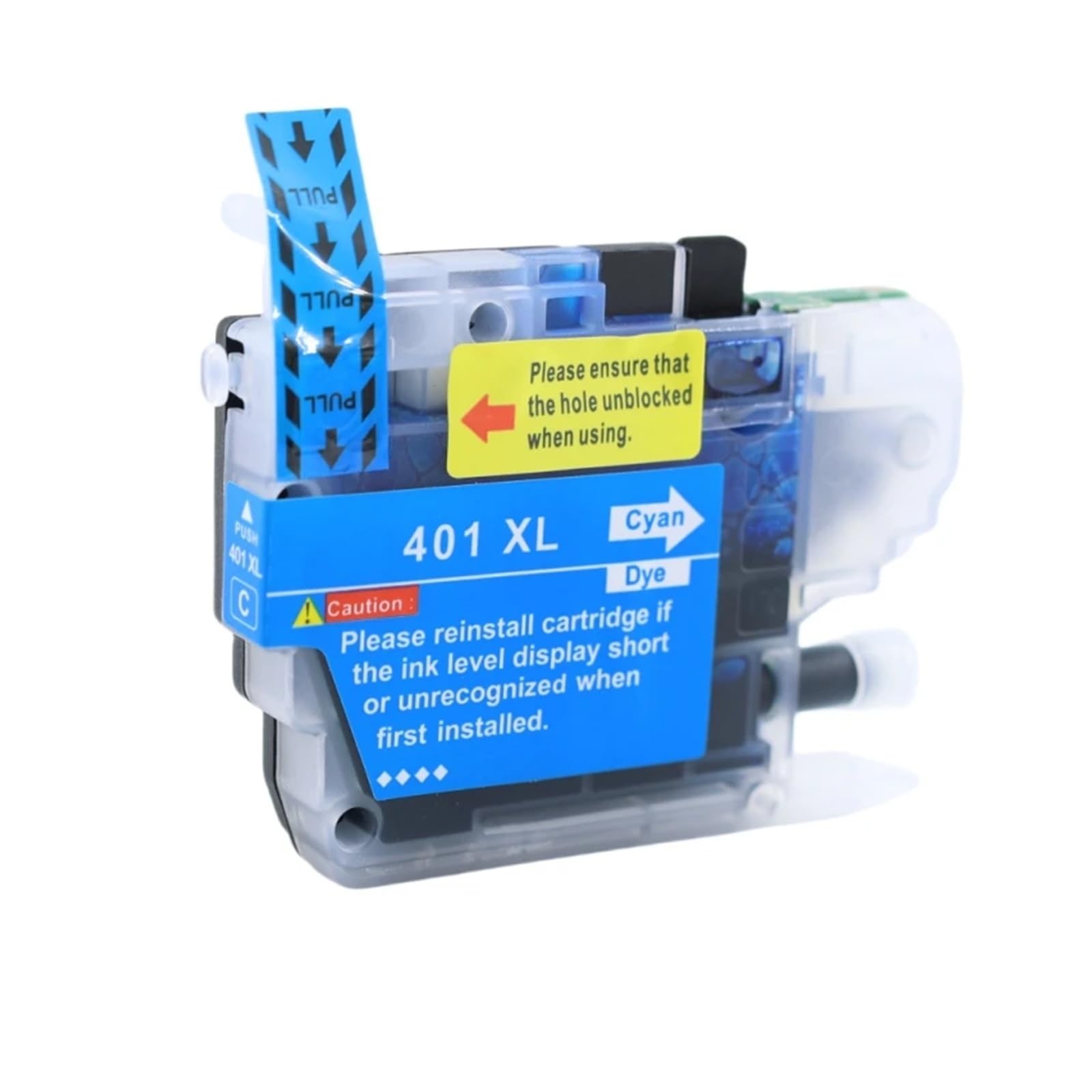 Cartuchos de Tinta 401XL compatibles con Brother MFC-J1010DW J1012DW | MFC-J1170DW, capacidad XL, consumibles for impresora(Cyan)