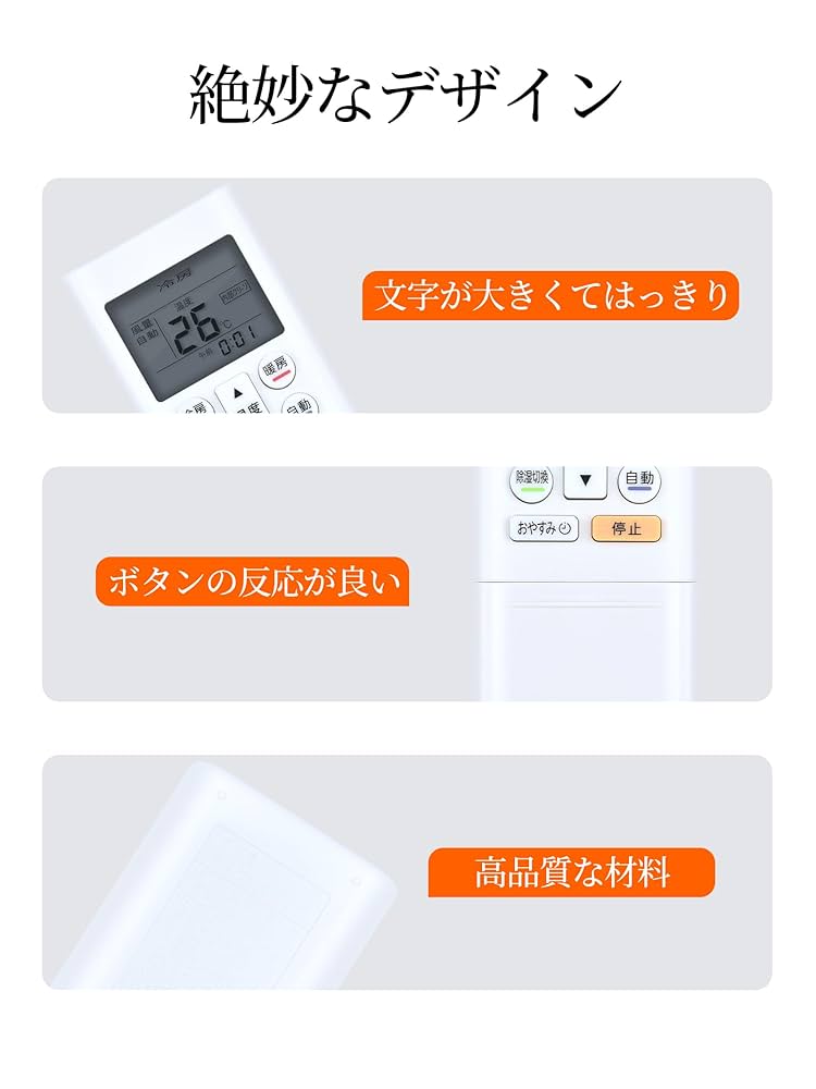 Amazon.co.jp: AHTHA AR-RFC5J エアコンリモコン for Fujitsu