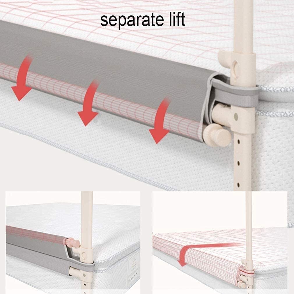 Rieles de Cama para corralito de bebé para niños pequeños, barandilla de Seguridad Lateral, separación, elevación, Altura Ajustable, Valla de guardería, Juguete anticolisión, Antic