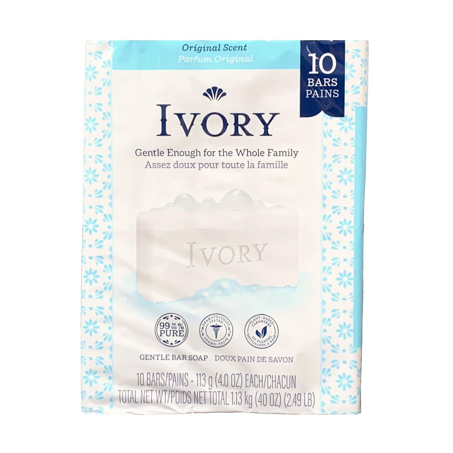 Ivory Original Bar Soap - 10 Ea