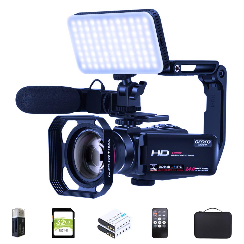 Amazon.com : Camcorder Video Camera FHD 1080P 30FPS Vlogging