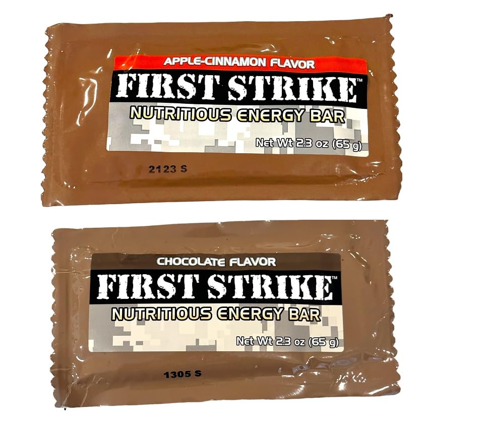 Miniatura 2 de Barra energética militar estadounidense (barra de primer ataque) Manzana, canela y chocolate