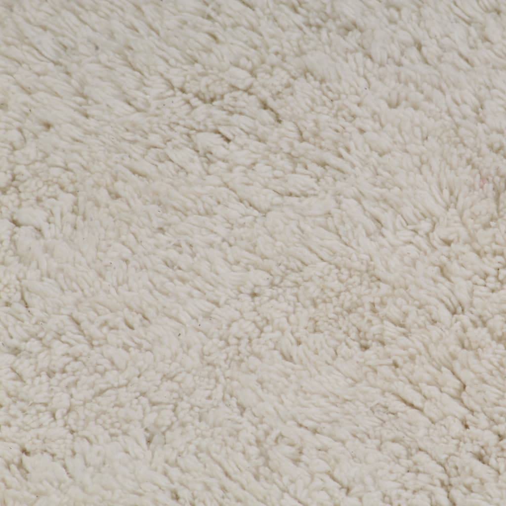 Furniture Select - Juego de alfombrillas de baño (3 piezas), color blanco