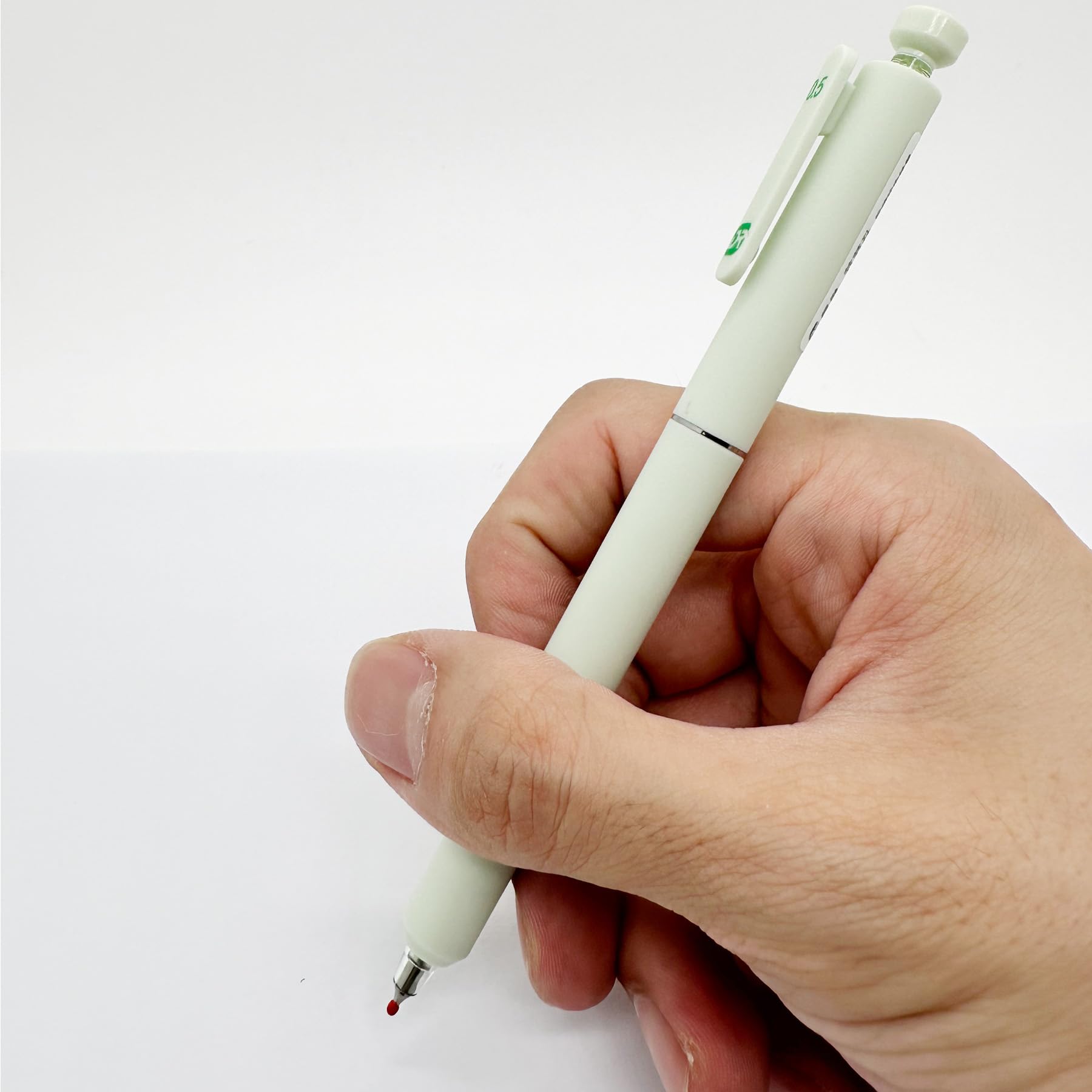 HeTaoCat 6Pcs Innovative Retractable Gel Pens with 6 Morandi color, 0.5MM Quick-drying Black Ink Pens Fine Point - Image 3
