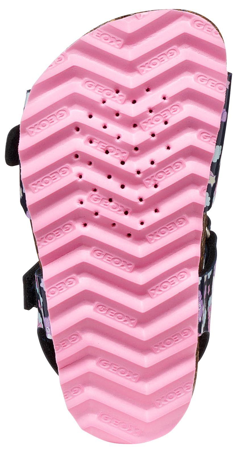 Geox Sandali da bambina B CHALKI Girl Navy/Multicolor, 27 EU
