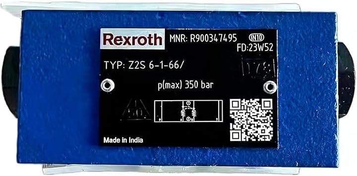 Rexroth Z2S 6-1-66/ Stacked Hydraulic Control Wne-Way Valve R900347495
