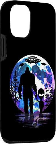 Miniatura 6 de Funda para iPhone 11 Pro Alien & Bigfoot Moon Sasquatch Extraterrestre UFO
