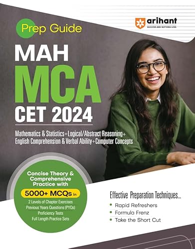 Arihant Maharashtra MCA CET 2024 - Prep Guide for 2024 Examinations