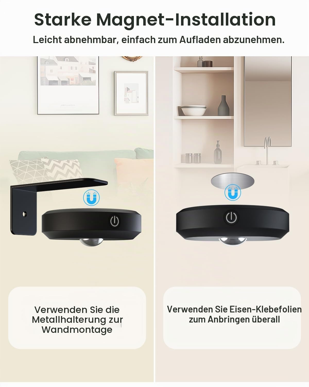 WILLED Bilderleuchte akku, Kabellose Bildleuchte mit Fernbedienung, LED licht Spots, Wiederaufladbare mit 3 Farbtemperaturen, Dimmbar Bilderlampe, Vitrinenbeleuchtung LED mit Timing Funktion(3er Pack)