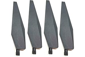 ASUS GT-AC5300 Compatible Antenna: 4-Pack Dual Frequency Omnidirectional Sma Female