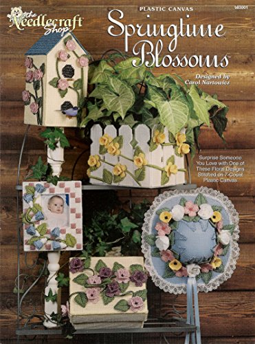 The Needlecraft Shop Springtime Blossoms Plastic Canvas Book #983001
