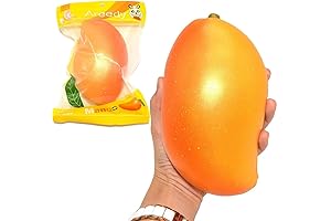 Eric Squishy - Adorable Scented Gold Mango Squishy for Stress Relief
