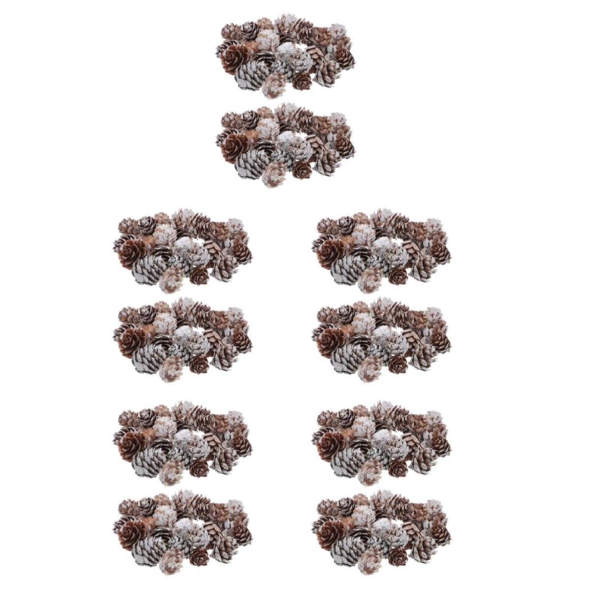 Beaupretty 400 Pièces Pommes de Pin Miniatures Décoratives de Noël, Lot