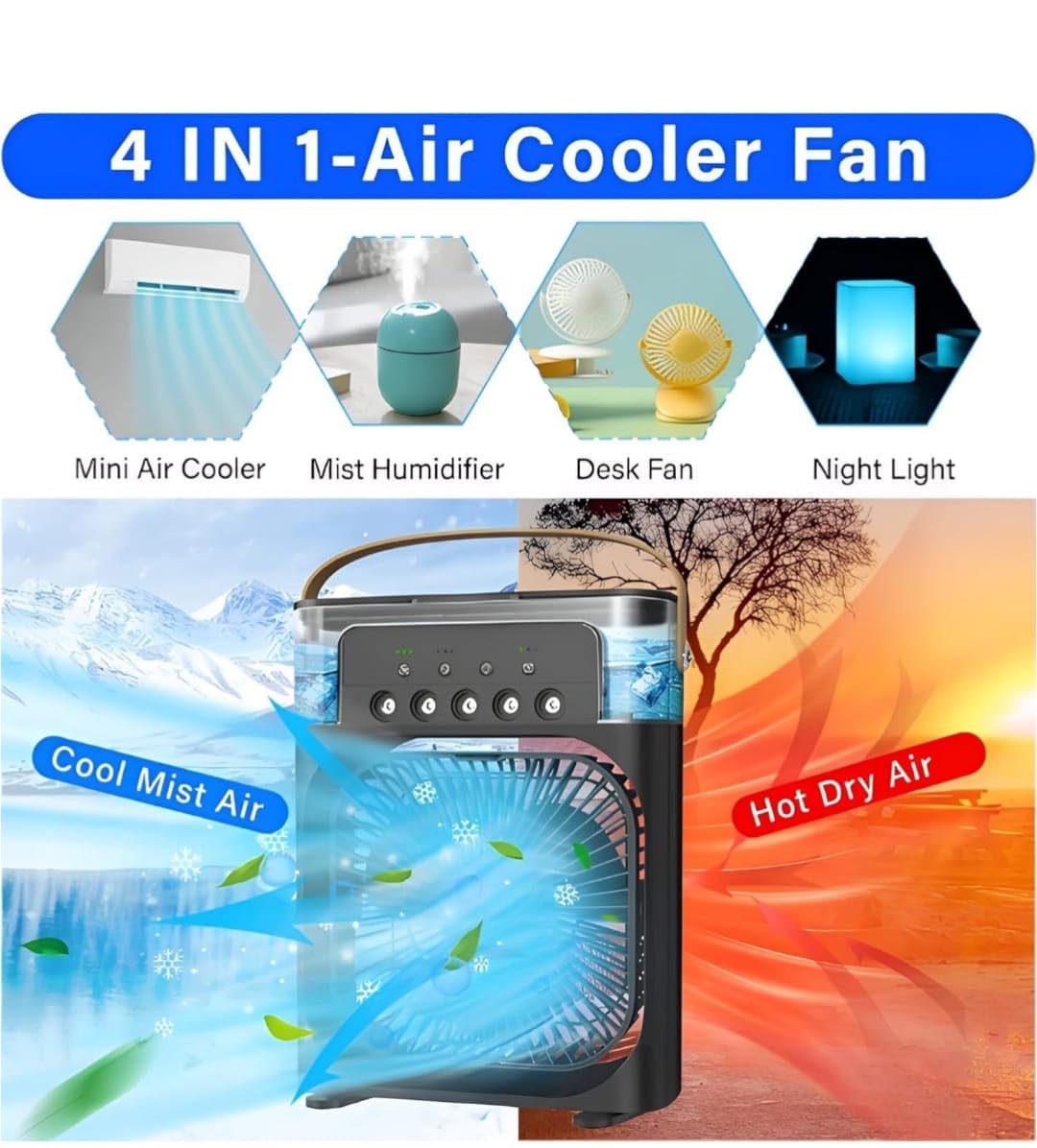 RaChAnA MiNi CoOlEr FoR RoOm CoOlInG MiNi CoOlEr AiR CoOlEr PoRtAbLe AiR CoNdItIoNeRs FoR HoMe OfFiCe ArTiC CoOlEr 3 In 1 CoNdItIoNeR MiNi CoOlEr HoMe (Multi) 3