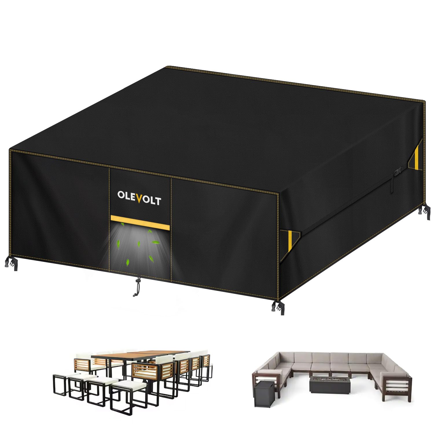 Funda para Muebles de Jardin Exterior Impermeable Funda Mesa Jardin