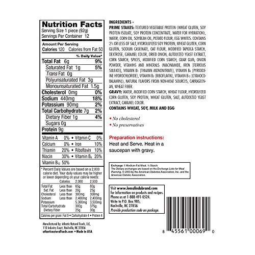 Loma Linda - Plant-Based - Prime Stakes (47 oz.) - Kosher - Thumbnail 5
