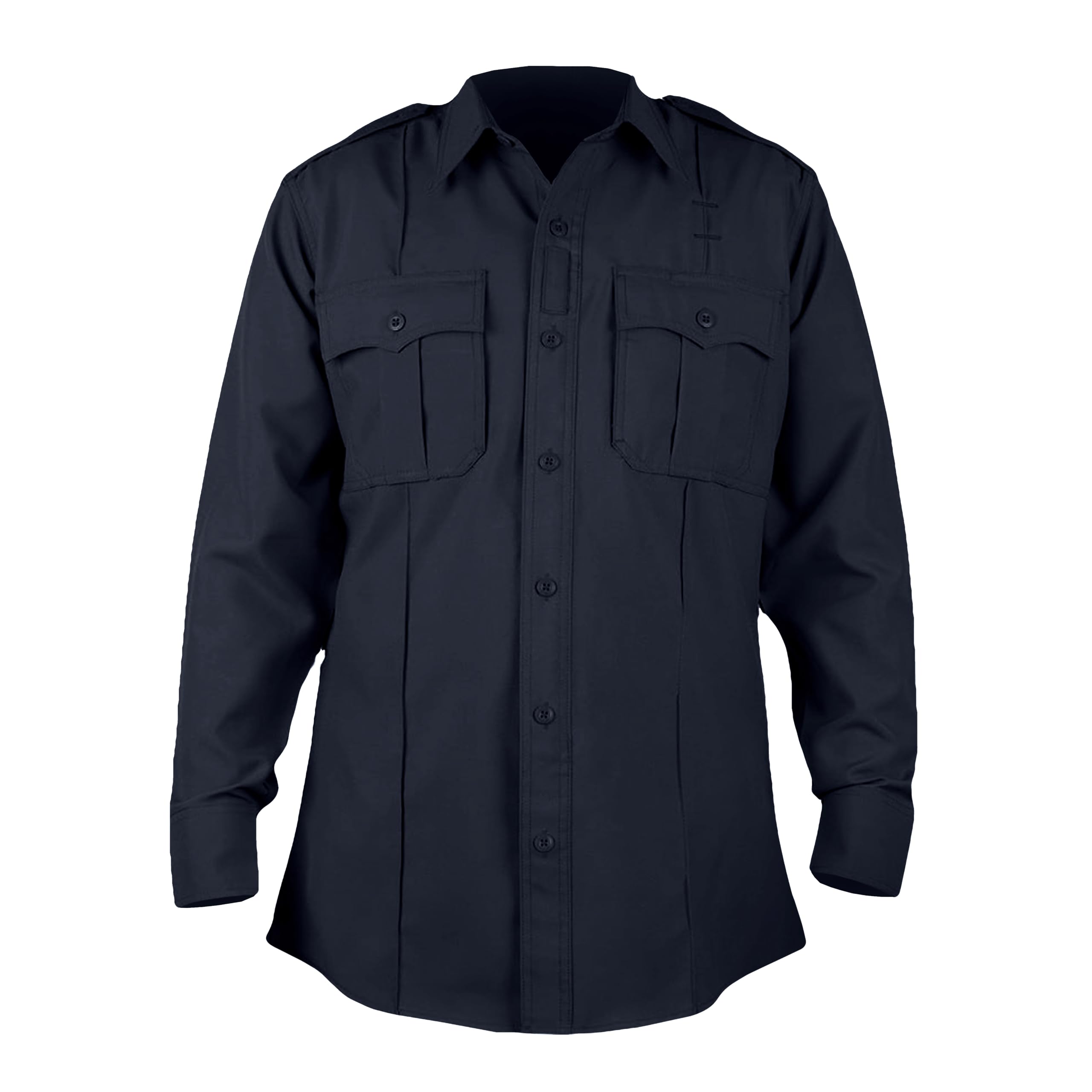 100% Polyester Long Sleeve Zippered Uniform Shirt