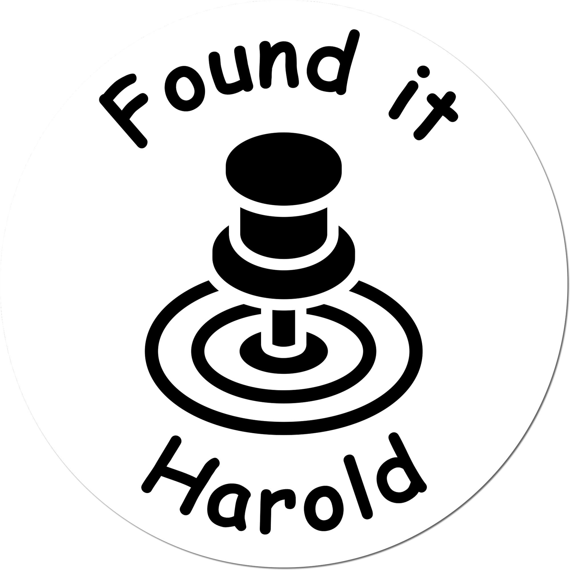 TFTC Geopin-Abenteuer-Geocache-Stempel mit Holzgriff, klein, selbstfärbend, 1,9 cm Größe, GIS-Profis und Geocaching-Enthusiasten, langlebig, einfach zu bedienen, ideal für Outdoor-Abenteuer