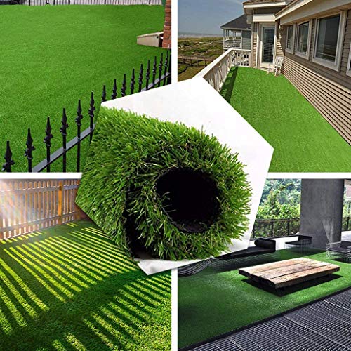 Auart Premium Artificial Grass Rug Indoor and Outdoor,Green Mat Pet Turf Fake Grass for Dogs,Thick Fake Grass Rug,Thickness: 30mm (Color : 20mm, Size : 1.5mX2m)