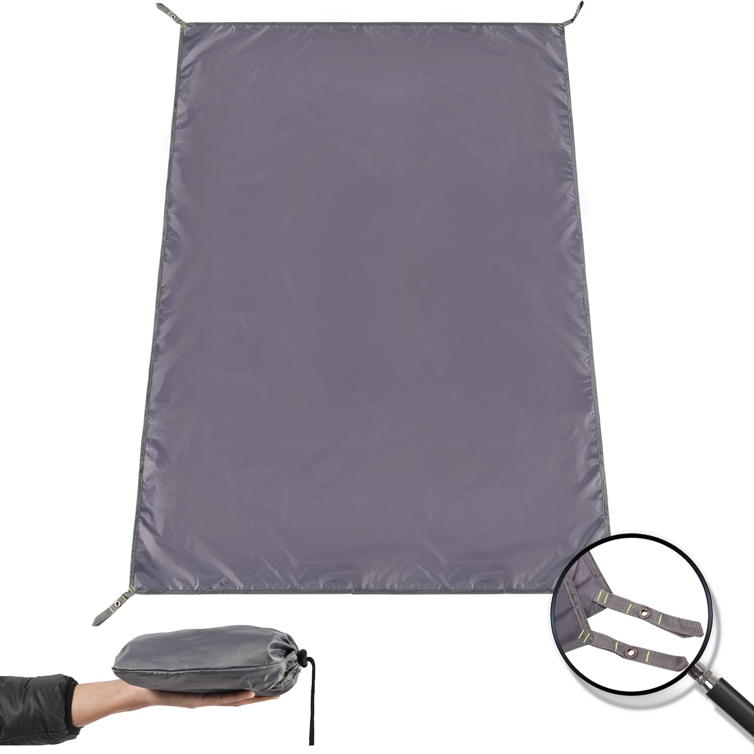 Amazon.com: REDCAMP Waterproof Ultralight Tent Tarp Footprint, 83