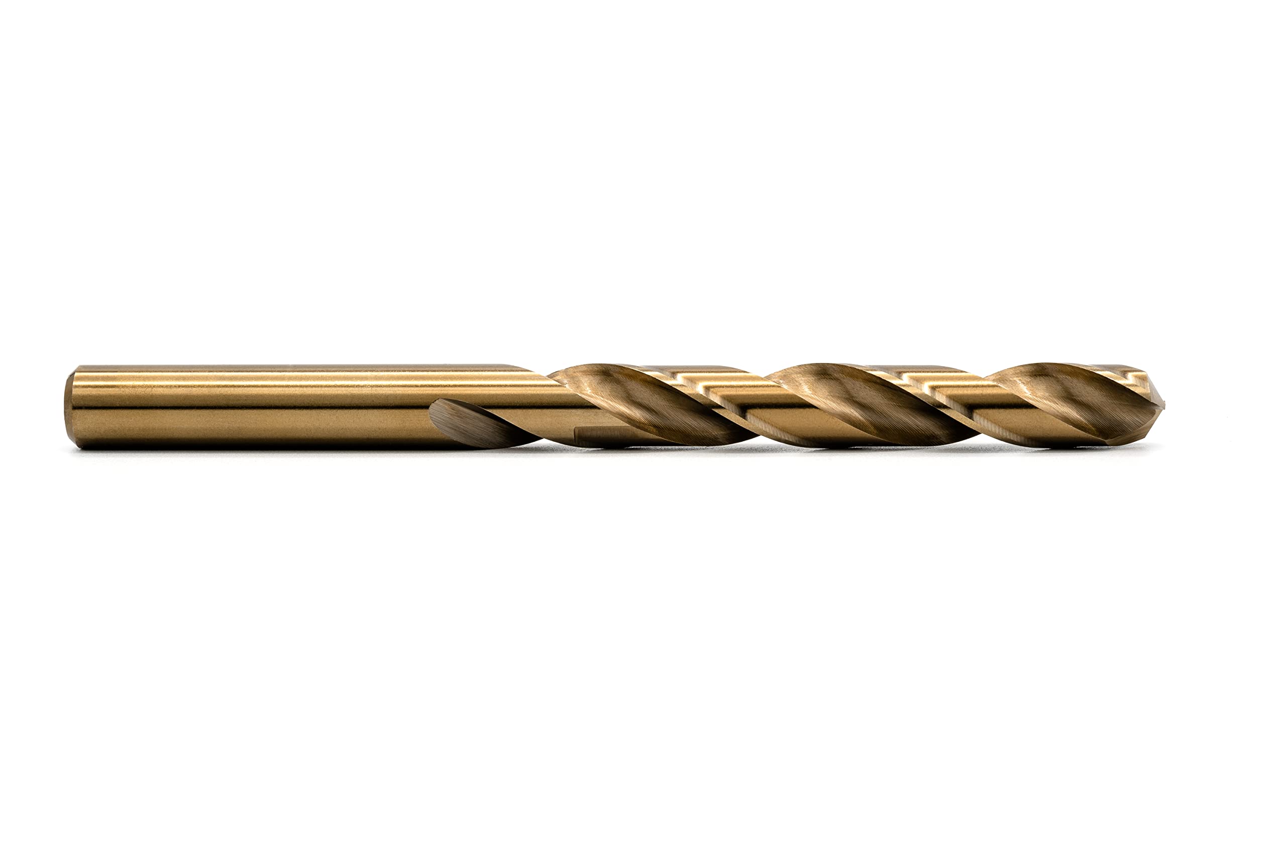 BAER HSS-E Spiralbohrer Set M3–M12 | 10-tlg. Kernlochbohrer Satz mit 5% Cobalt (DIN 338) | Metallbohrer für Stahl, Edelstahl V2A, INOX, Eisen, Aluminium | BaerCoil Stahlbohrer Set