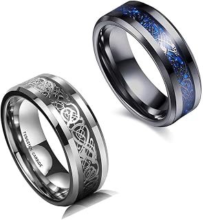 Jewellery for men Stainless Steel Ring Combo for Boys and Men