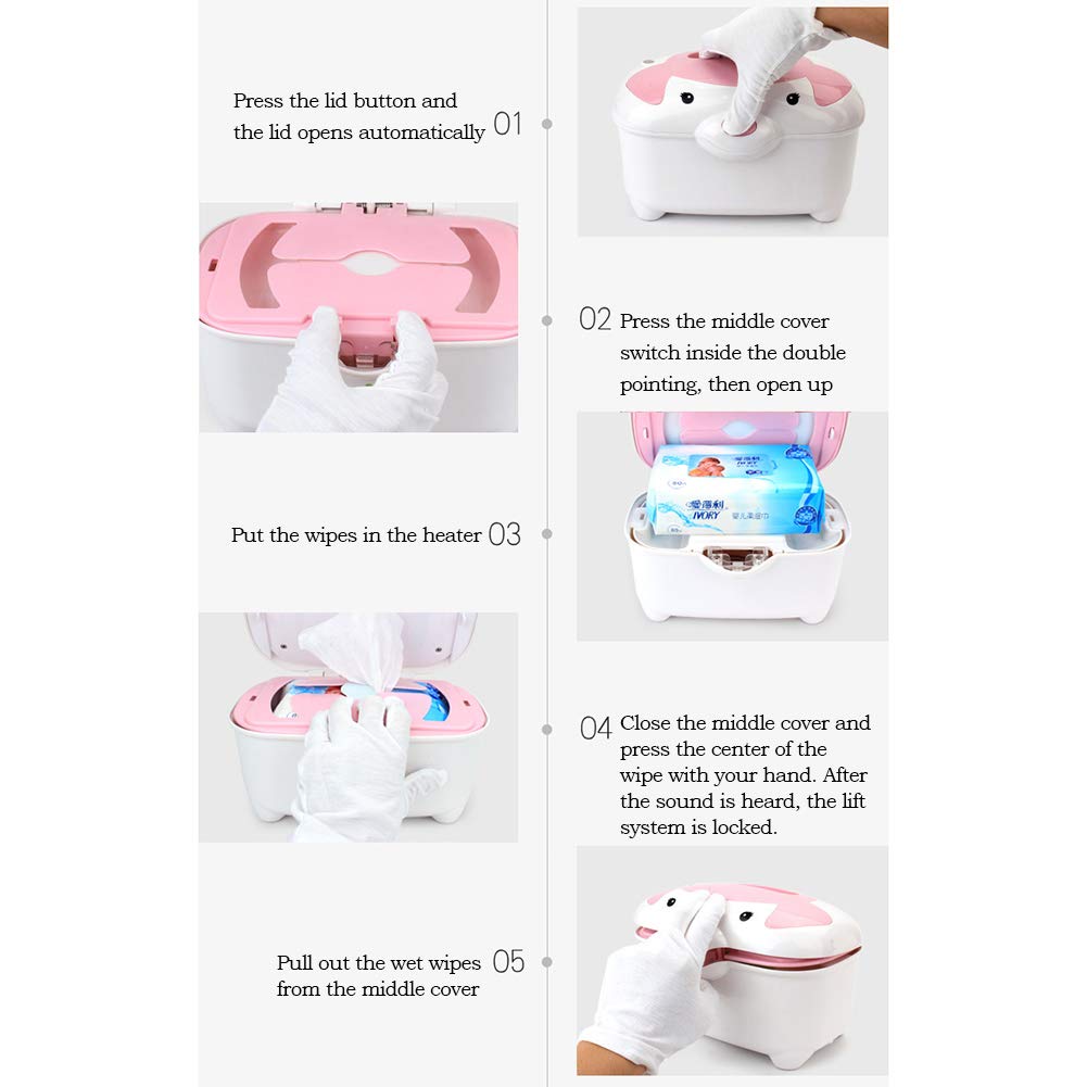 Lingettes Chauffe 24H Chauffe Température Grande Capacité Portable Boîte D'isolation En Papier Humide Portable Boîte D'isolation D'économie D'énergie Serviette Mouillée