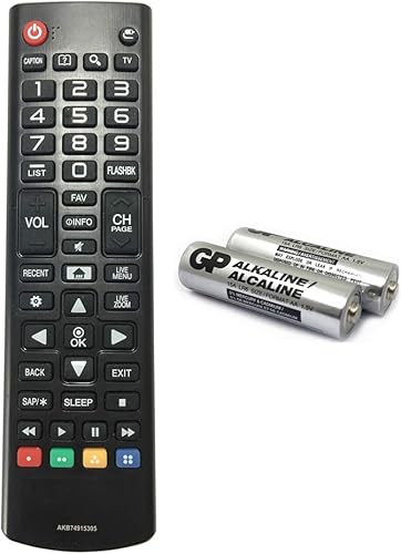 AKB74915305 - Control remoto de TV de repuesto para LG TV 49UH6030 43UH6100 43UH6030 49UH6100 49UH6090 55UH6090 43UH6500 49UH6500 50UH5530 55UH6155