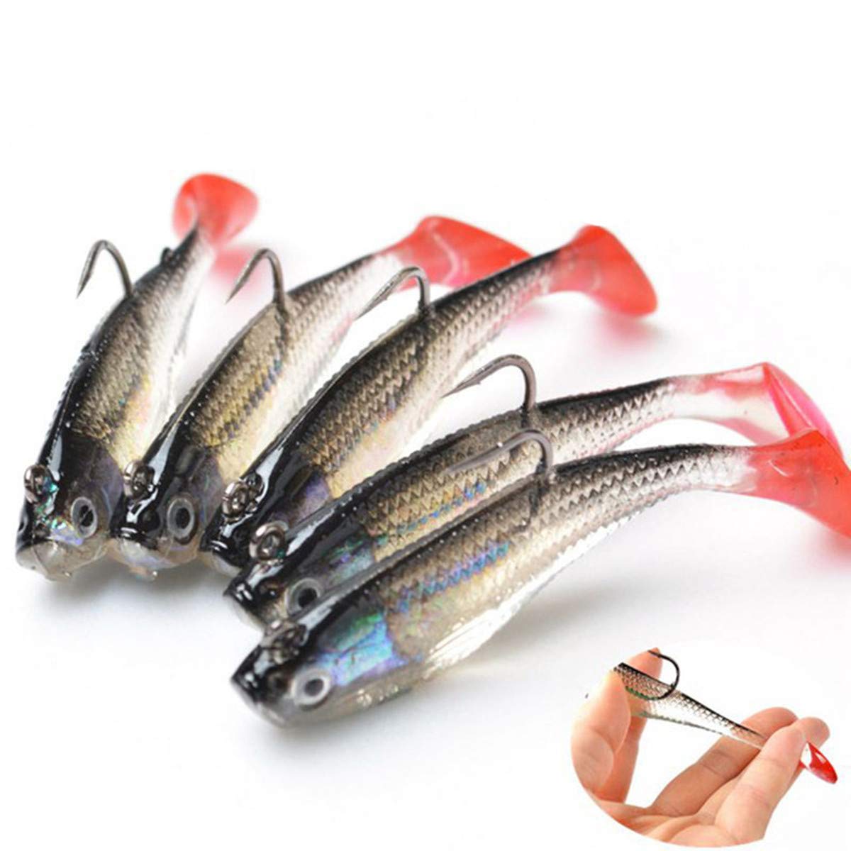 Amazon.co.jp: Kingsie ルアー 釣りルアー 疑似餌 シーバス ソフト