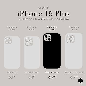 Amazon.com: kate spade new york iPhone 15 Plus Case